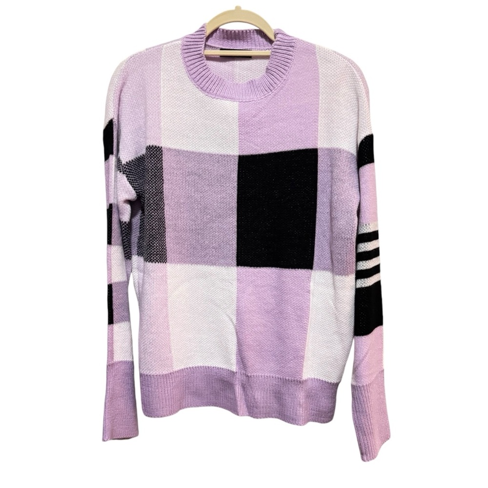 SHEIN- multicolor sweater - Size L NWOT - Picture 2 of 8